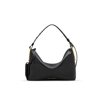 Imagen de un bolso tipo hobo color cafe