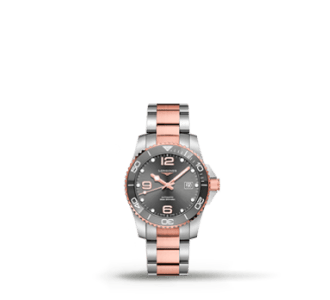 reloj plateado con extensible plateado con rosa, LONGINES