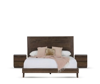 recamara blanca con cafe, ROSTAN