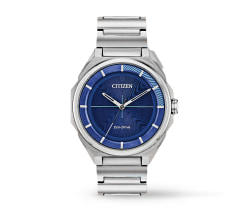 Reloj gris con azul, CITIZEN