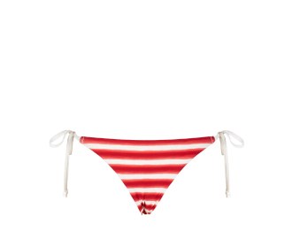 pantie roja con blanco