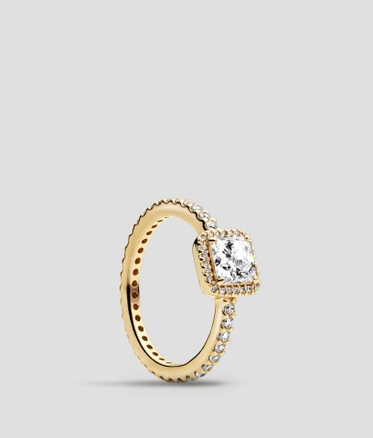 anillos dorados con pedreria