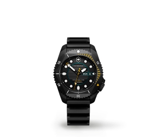 reloj negro con detalles en blanco, RELOJES VICTORINOX