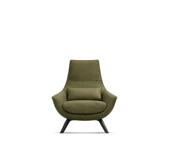Silla de color verde Tutto Pelle