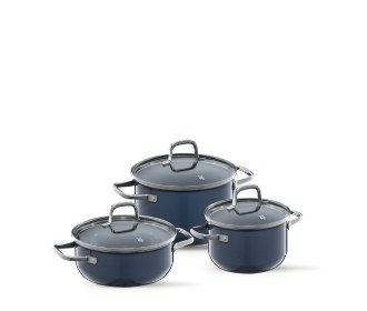 bateria de cocina azul