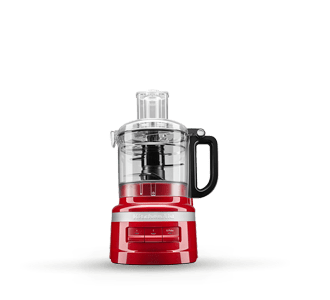 Procesador color rojo con recipiente color humo, KITCHENAID