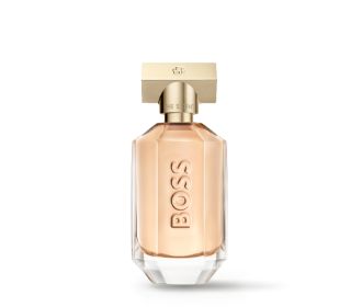 Botella rosa de locion, HUGO BOSS