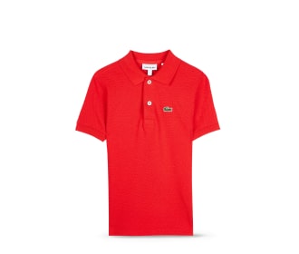 playera polo roja con  logo LACOSTE, Ropa Infantil LACOSTE, Overflow7