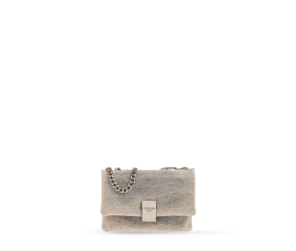 bolso bolso gris con cadenas, Diseñadores