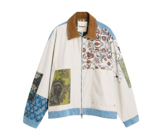 chamarra blanca con colores, DESIGUAL