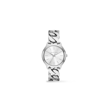Imagen de un reloj color plata