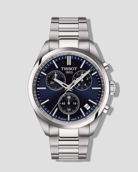 reloj plateado TISSOT
