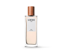 Imagen de un frasco de perfume color rosa, LOEWE