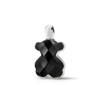 Frasco de perfume con forma de oso color negro, TOUS