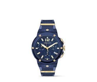reloj azul, Hombre ferragamo