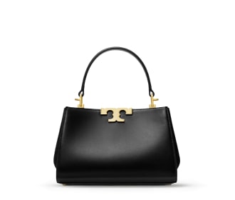 Imagen de un bolso tipo satchel color negro