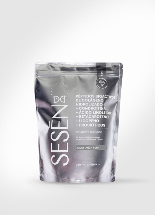Imagen de un empaque de colageno en polvo SESÉN