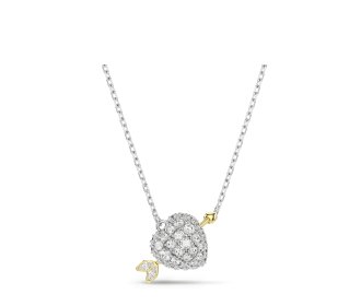 Imagen de un collar dorado