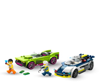 dos carros de carreras, LEGO
