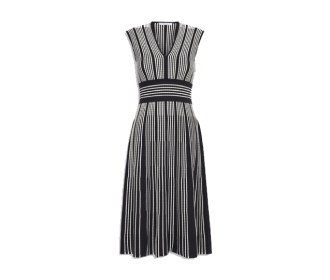 vestido negro con gris, MAX MARA