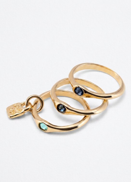 3 anillos dorados TANE