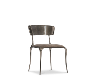 silla gris