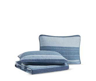 almohadas azulez