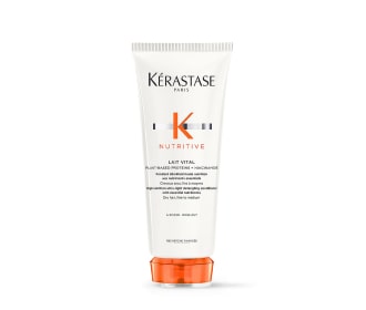 tubo blanco con tapa naranja de la marca kerastase