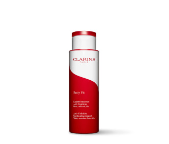 Imagen de una crema en frasco de color rojo, CLARINS