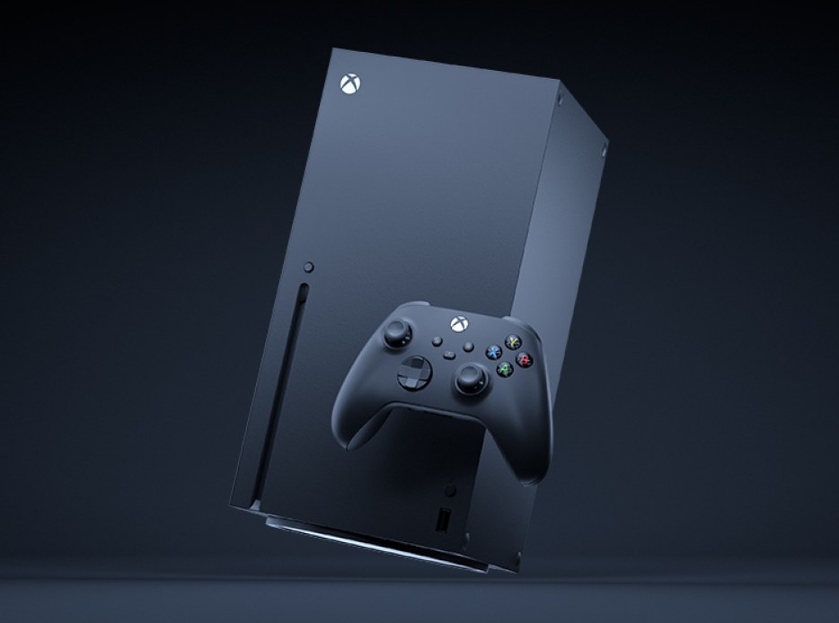 consola negra de xbox serie x