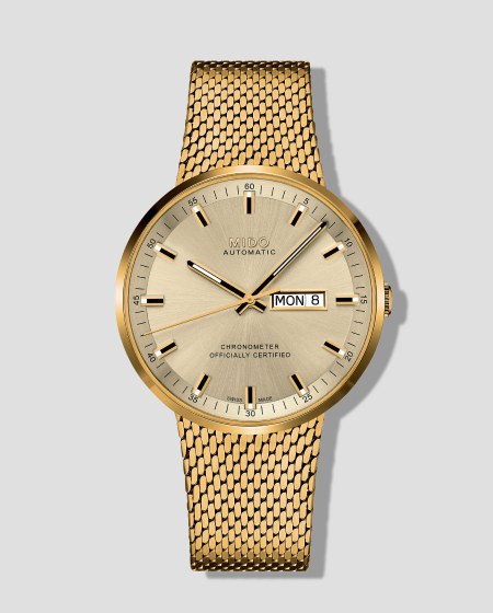 reloj dorado Mido