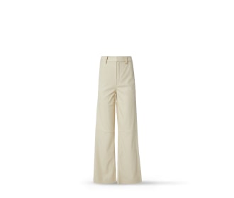 pantalon acampanado beige, MUJER ROPA