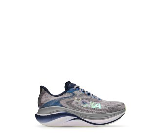 Tenis blanco ccon detalles rojos y azules, Hombre