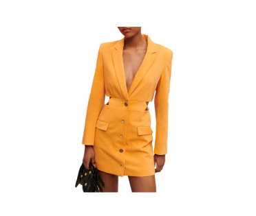 Imagen de un vestido amarillo, El Palacio de Hierro