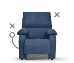 Imagen de un Reclinable azul. NFL