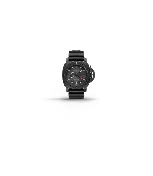 Imagen de un reloj negro de la marca PANERAI, PANERAI