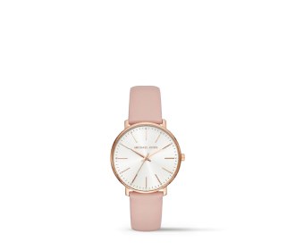 Imagen de un reloj rosa