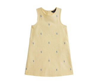 Vestido gris con  blanco sin mangas, Ropa Niñas