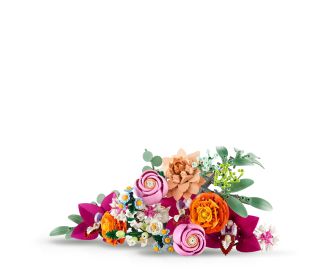 figura de flores, LEGO