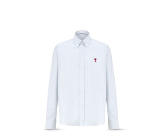 camisa manga larga blanca, Ropa de lujo para Hombre