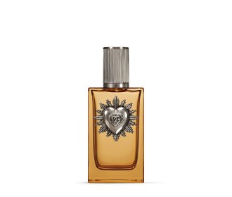 imagen de botella dorada de locion, Dolce Gabbana