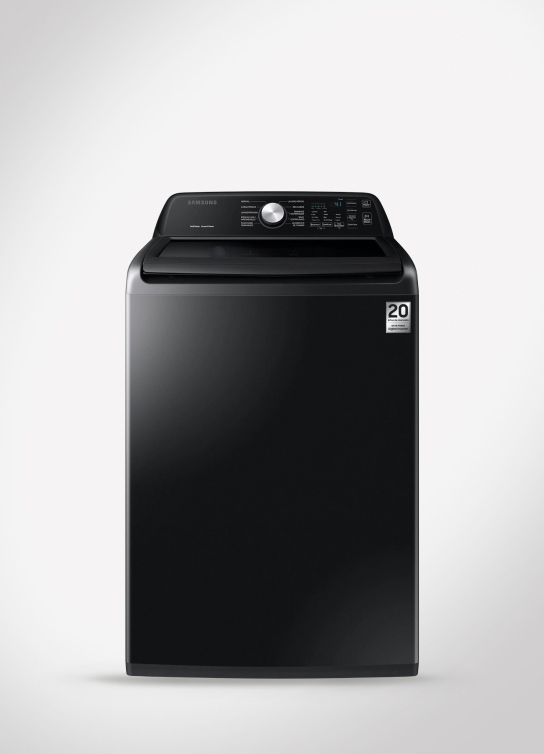 Lavadora color negra L&Iacute;NEA BLANCA