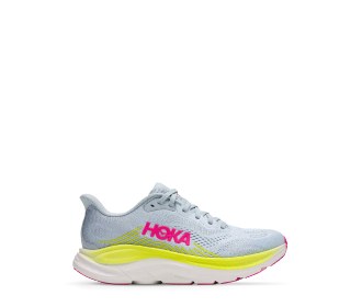 Tenis color gris de la marca HOKA, Mujer