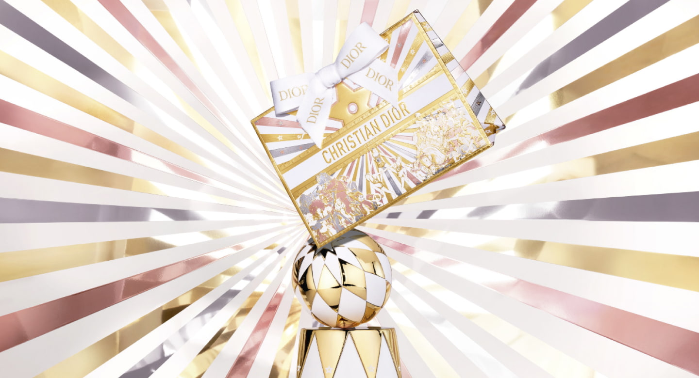 Caja dora de regalo CHRISTIAN DIOR