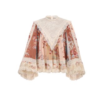 blusa con olanes rosa con blanco, Tendencias Mujer GUÍA BOHO