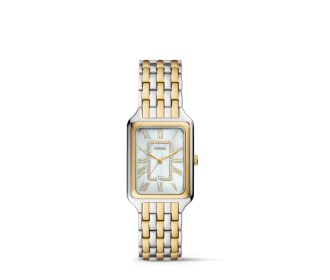 Reloj plateado con dorado Fossil