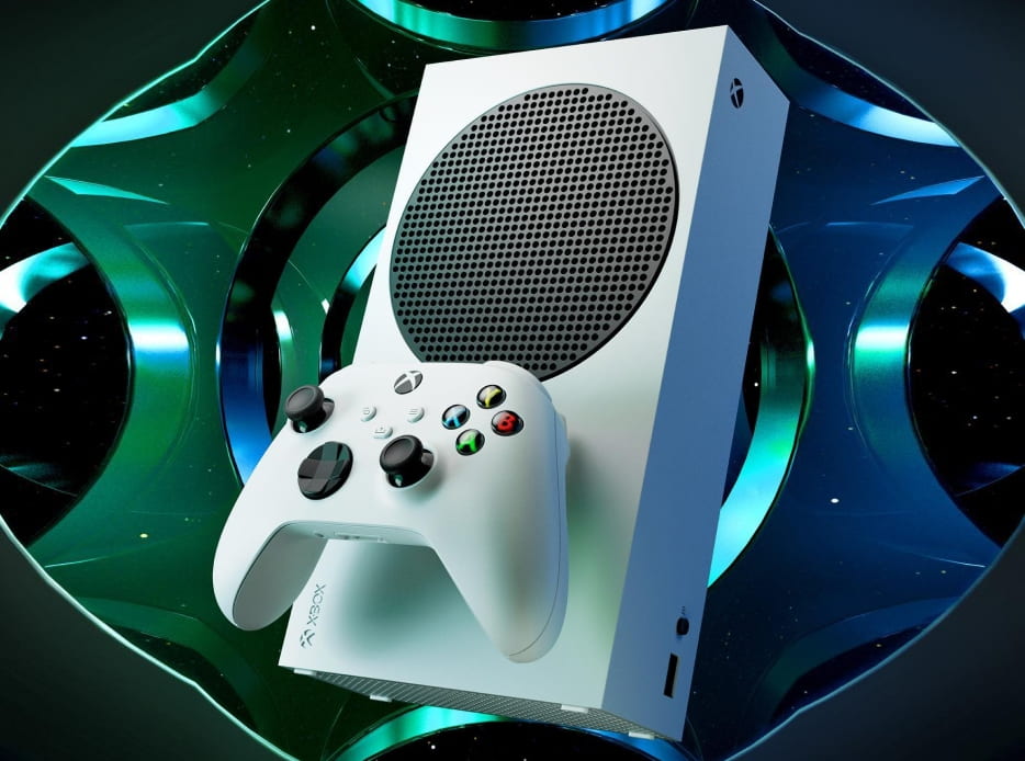 consola blanca de xbox serie s
