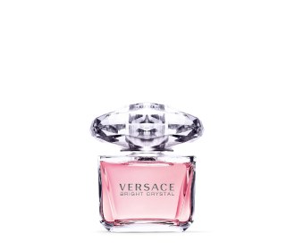 Frasco de perfume color rosa, VERSACE