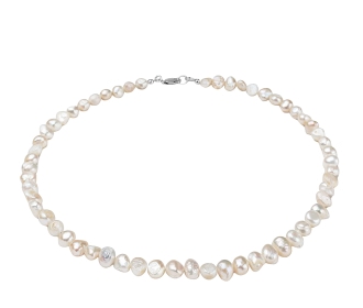 Imagen de collar de perlas blanco Collares joyeria fantasia