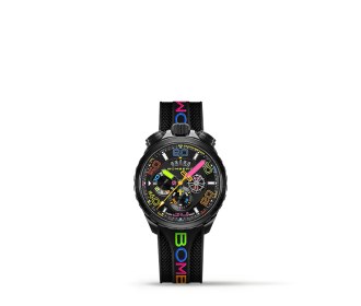 reloj negro bomberg